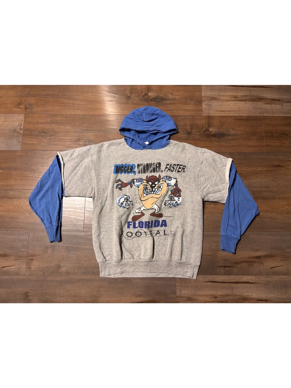Vintage 1995 College Ware Taz University of Florida Sweatshirt Looney Tunes USA